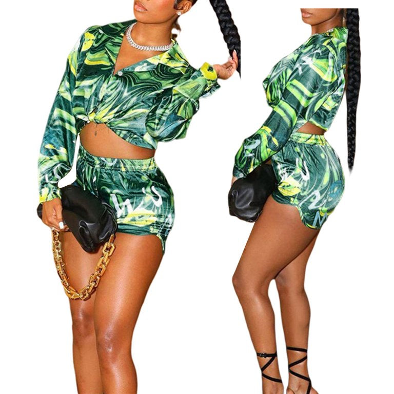 Tropical State Of Mind 2 Piece Short Set