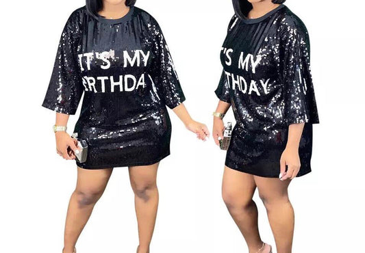 A Birthday To Remember Shirt Dress